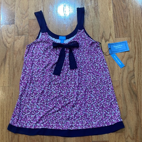 Simply Vera Vera Wang Other - SimplyVera Vera Wang Intimates Extra Small Sleep Lounge Top only NWT Purple